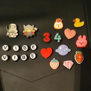 Colorful jibbitz Shoe Charms Set